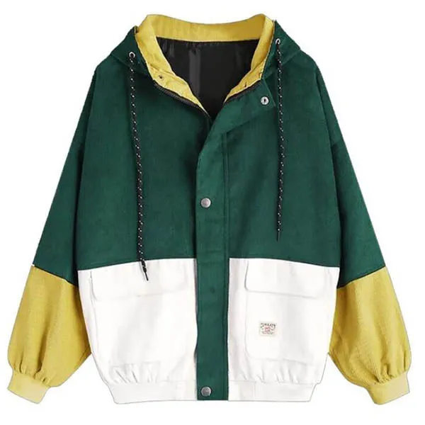 2.0 90s Kids Corduroy Hooded Jacket