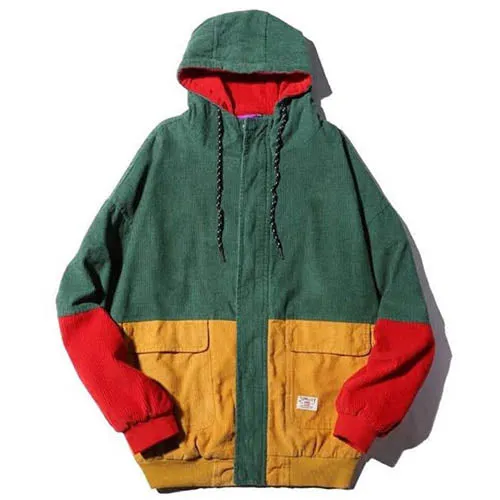 90s Kids Corduroy Hooded Jacket