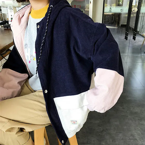 90s Kids Corduroy Hooded Jacket