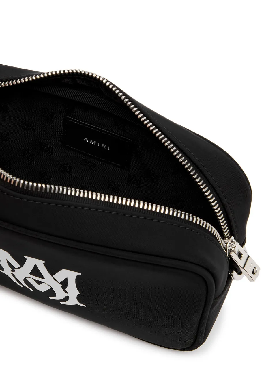 AMIRI Logo-print nylon camera bag  -                         -                     -                