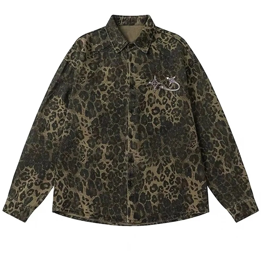 Animal Attraction Leopard Oversized Jacket