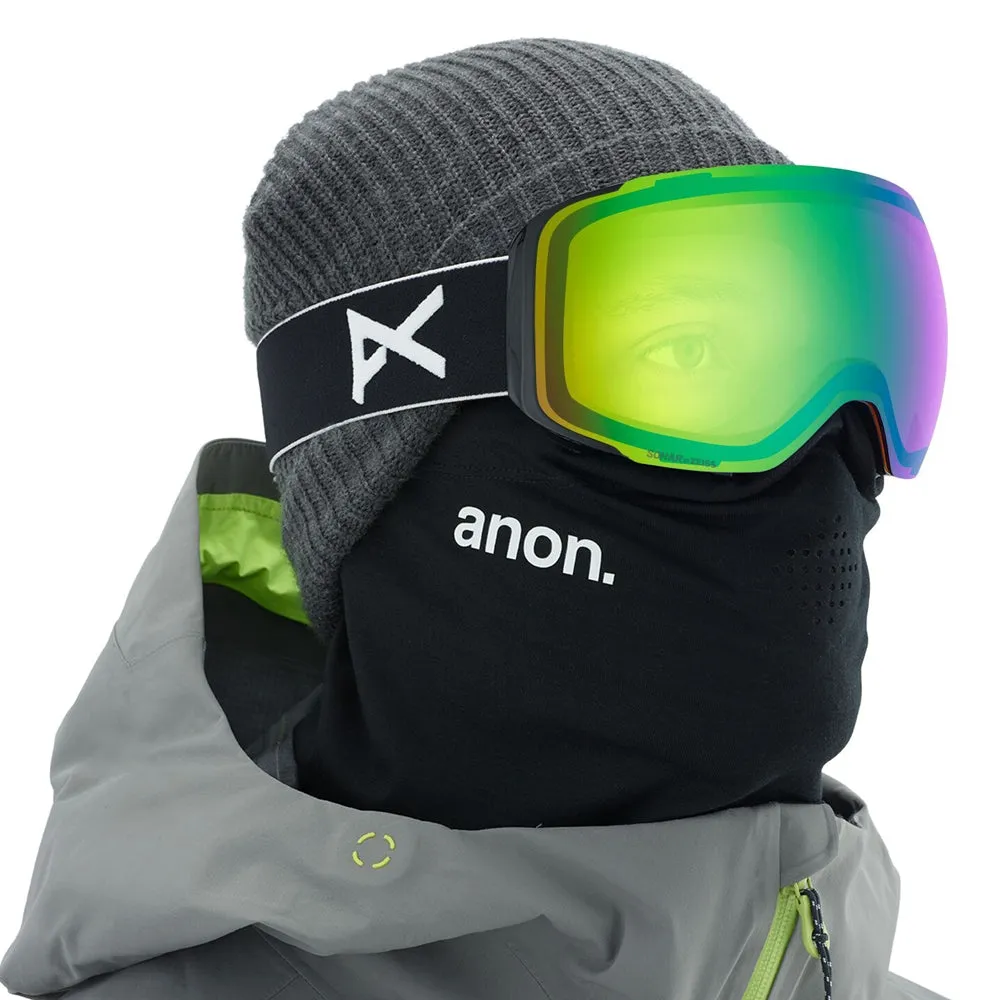 Anon M2 MFI Snowboard/Ski Goggles With Spare Lens - Black/Sonar