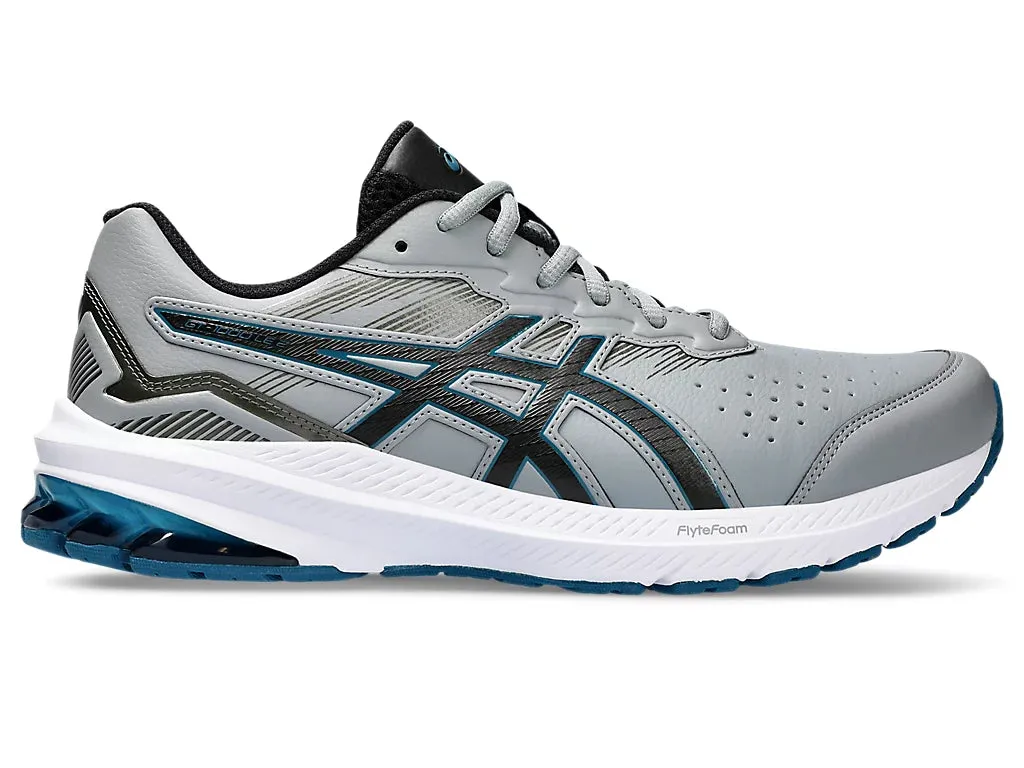 Asics MENS GT-1000 LEATHER 2 (2E WIDE) Sheet Rock/Restful Teal