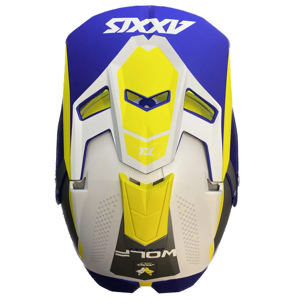 Axxis Wolf Bandit Helmet - Yellow