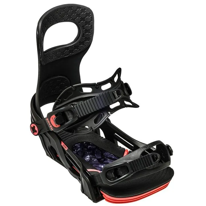 BENT METAL JOINT SNOWBOARD BINDINGS