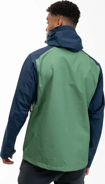 Bergans Men's Skarlight 3L Shell Jacket Dark Jade Green/Navy Blue | Buy Bergans Men's Skarlight 3L Shell Jacket Dark J