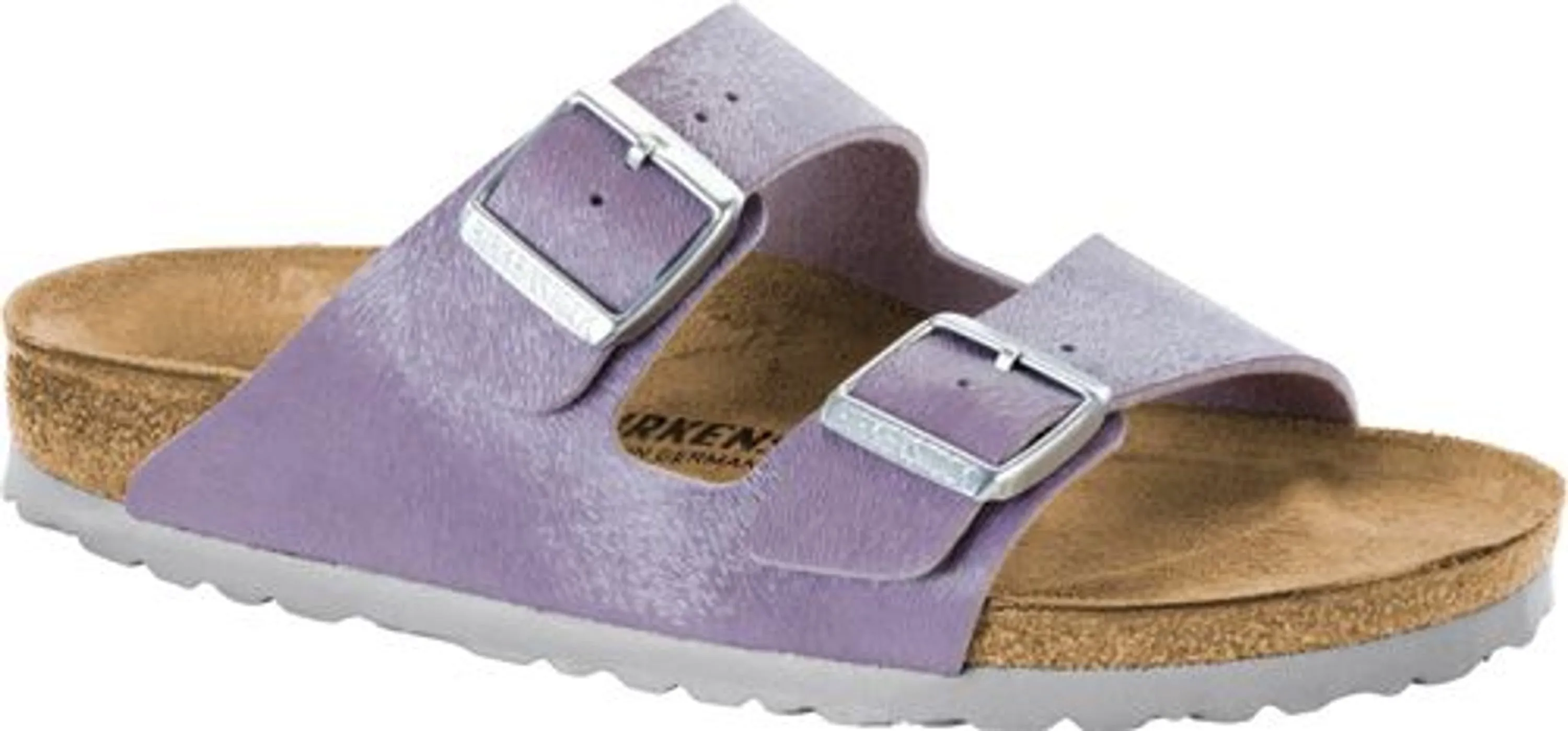 Birkenstock Arizona mules animal fascination purple Birko-Flor