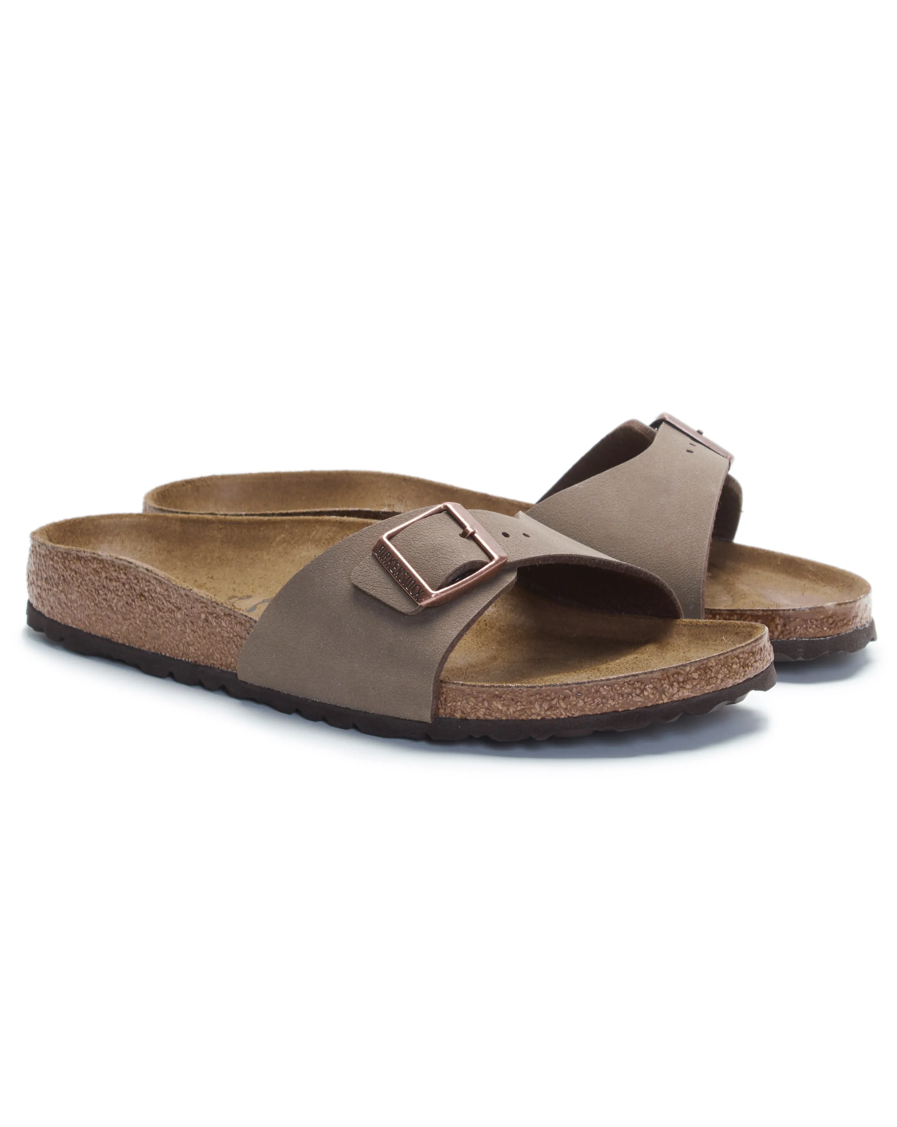 Birkenstock Madrid Birko-Flor Nubuck Mules Narrow Width | Simply Be