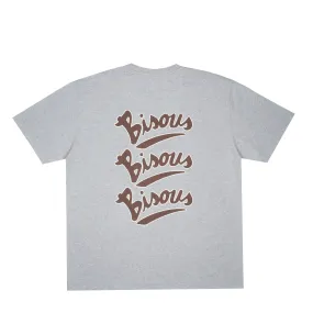 Bisous Skateboards - Gianni T-Shirt - Sports Grey