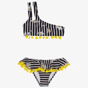 Black Striped Bikini (UV50)