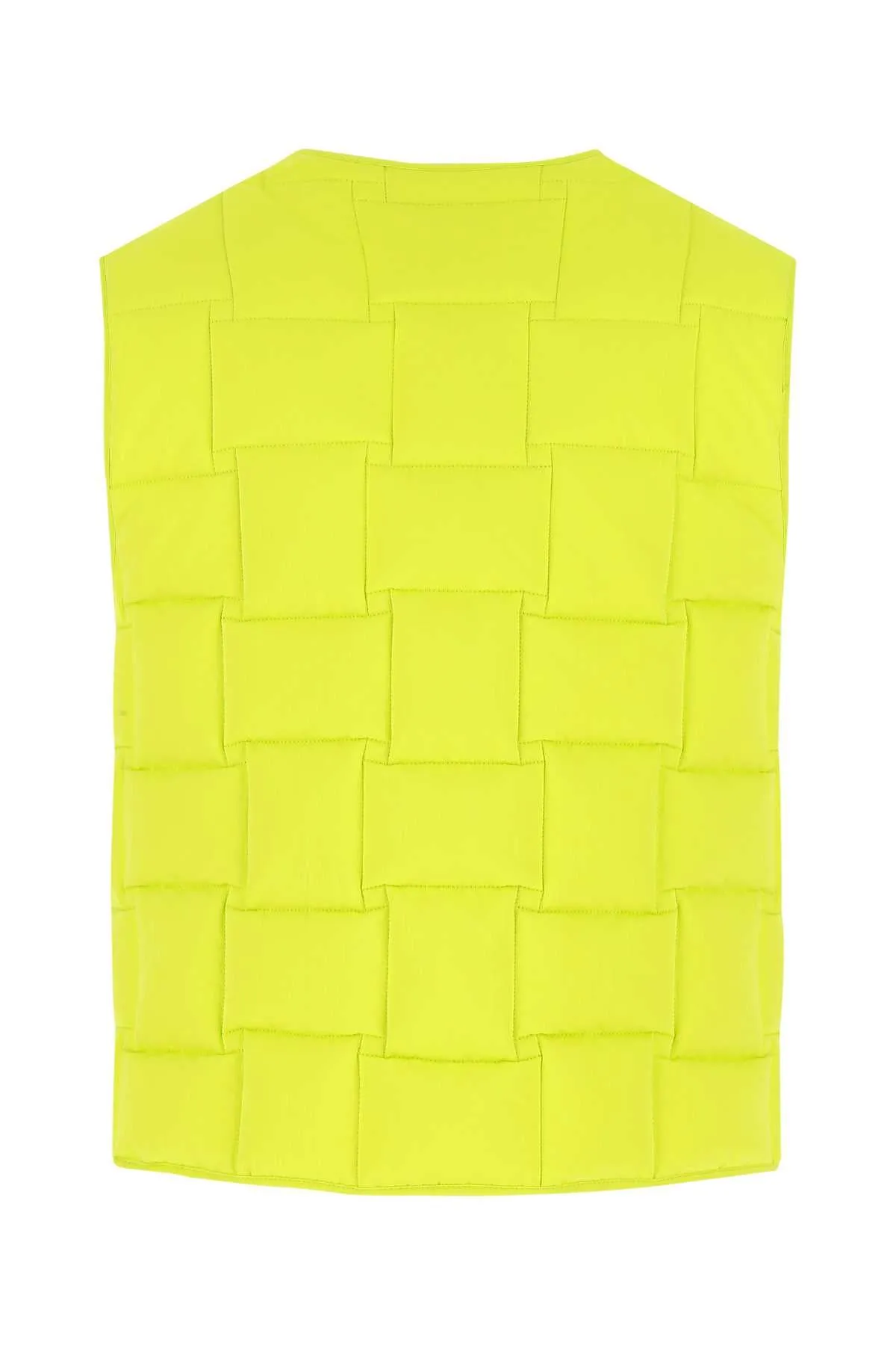 Bottega Veneta Acid Green Nylon Padded Vest