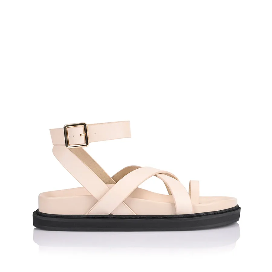 Brady Footbed Sandals - Bone