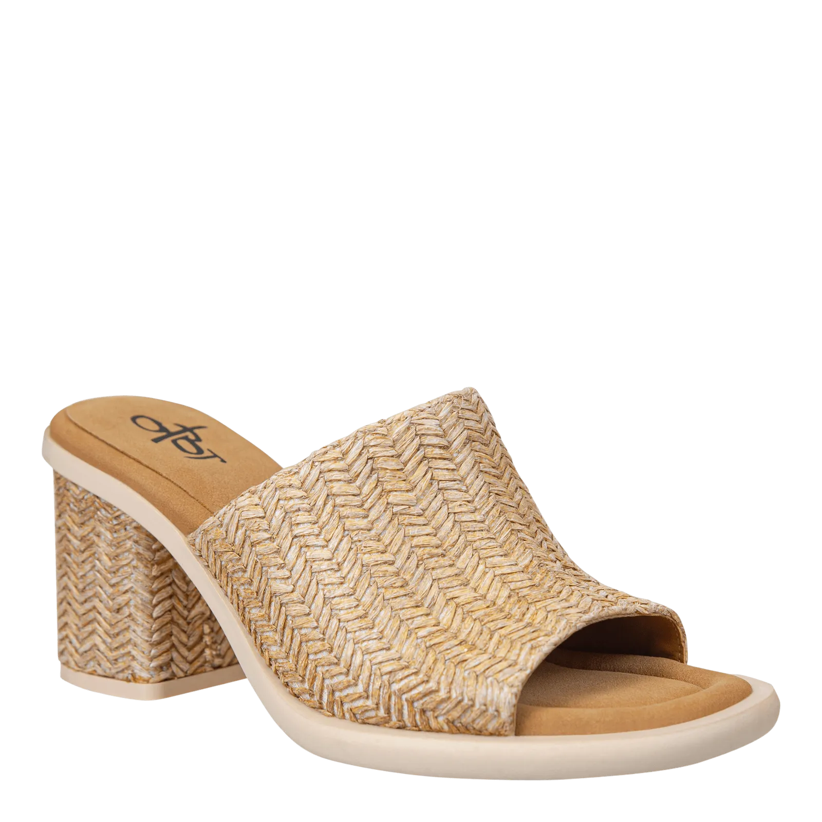 BRAVURA in RAFFIA Heeled Sandals