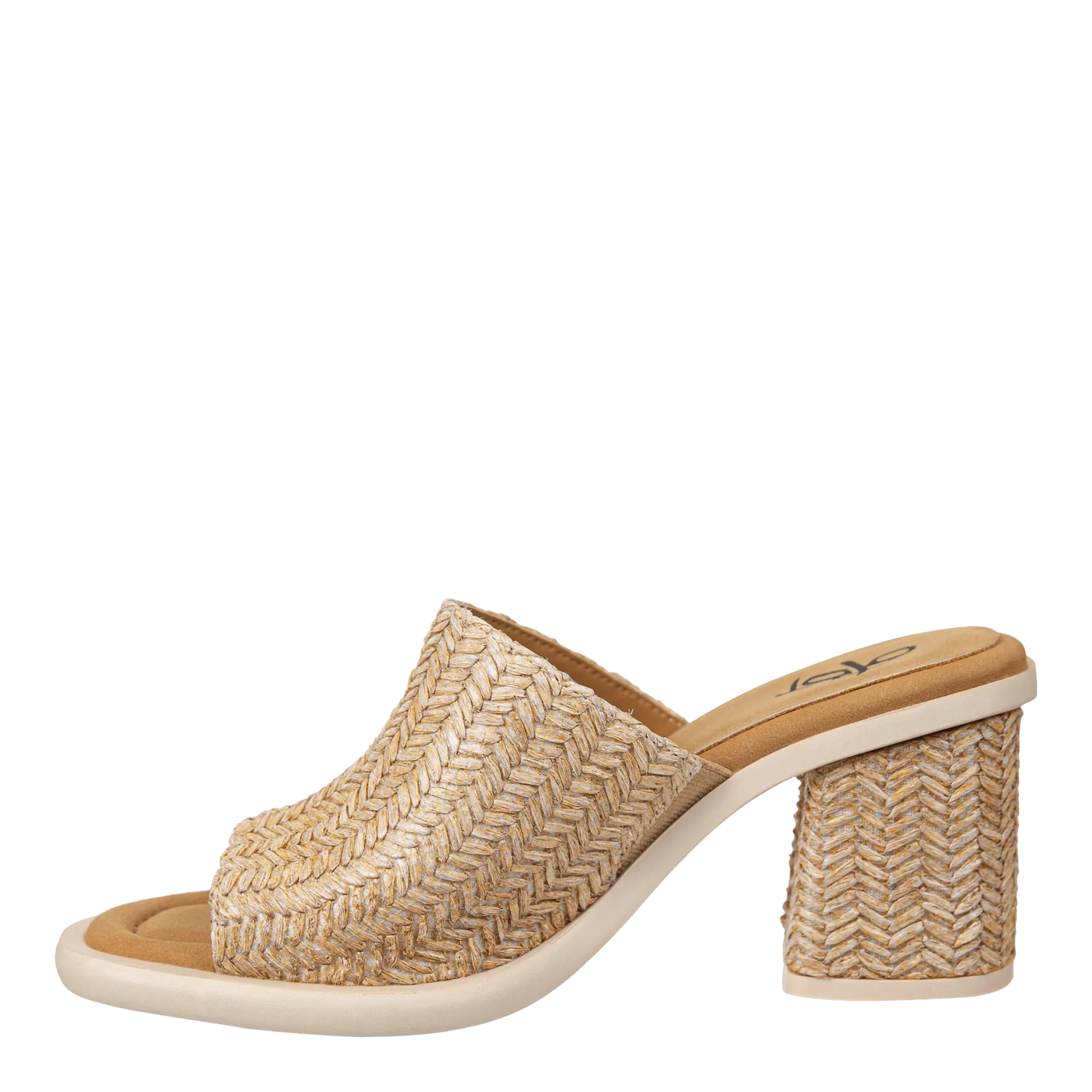 BRAVURA in RAFFIA Heeled Sandals