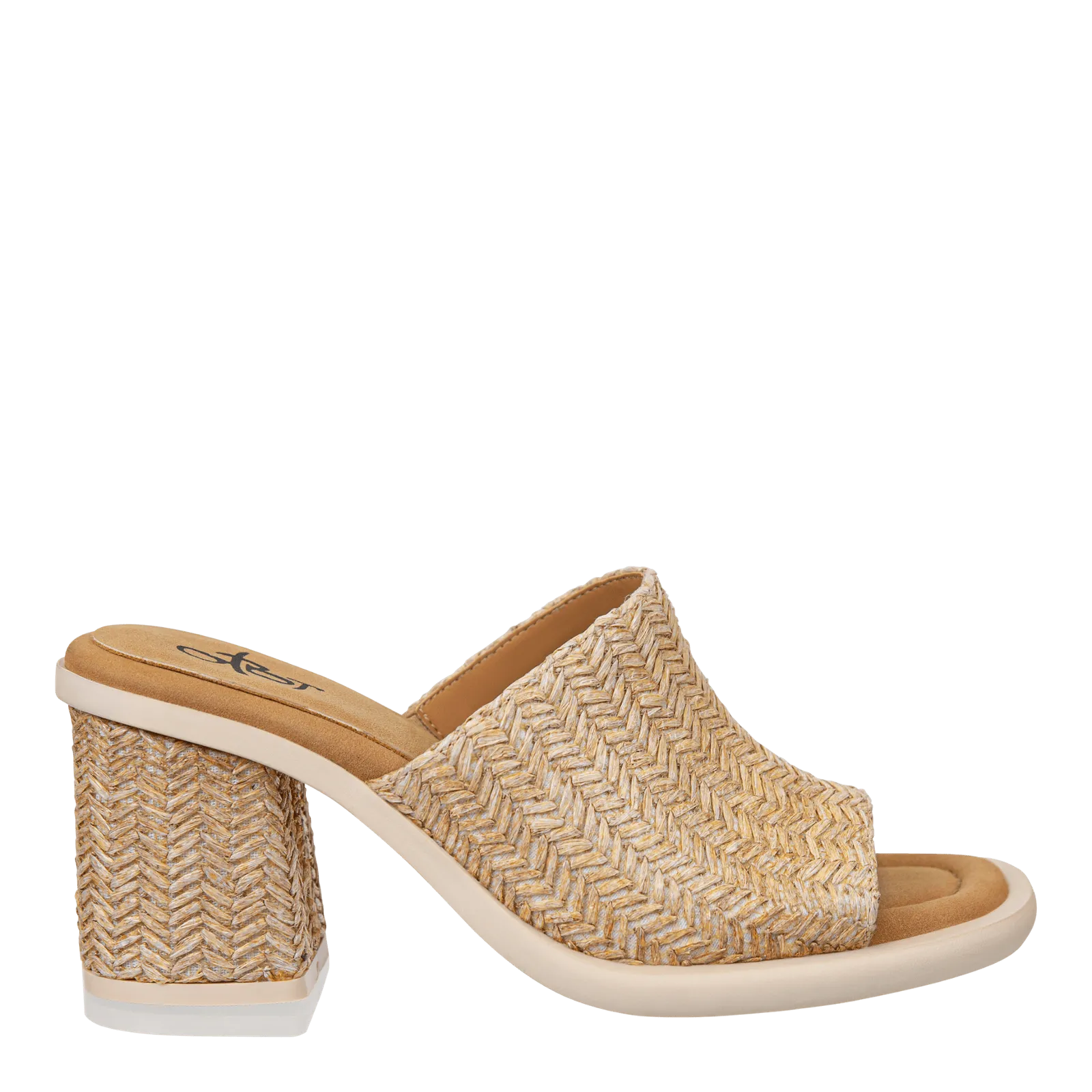 BRAVURA in RAFFIA Heeled Sandals