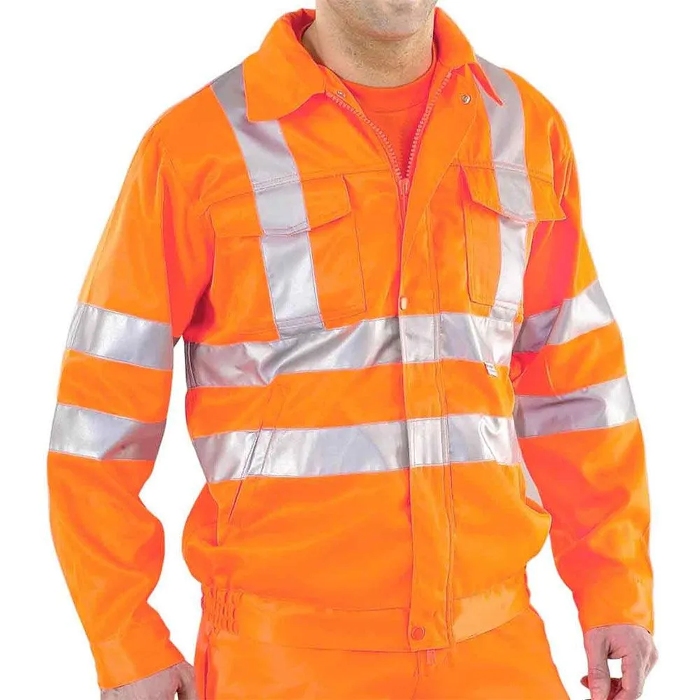 Brookes Mens Rail Spec Hi Vis Jacket