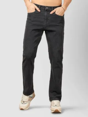 Buy Ink Black Regular Fit Mens Jeans Online in India -Beyoung