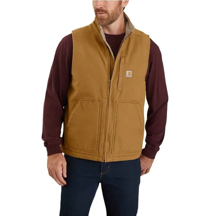 Carhartt Men's Sherpa-Lined Mock Neck Vest