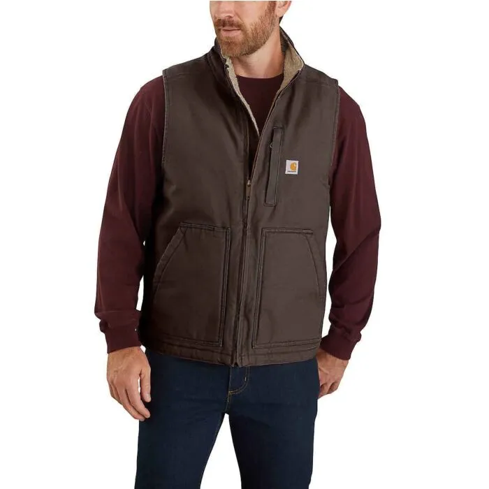 Carhartt Men's Sherpa-Lined Mock Neck Vest