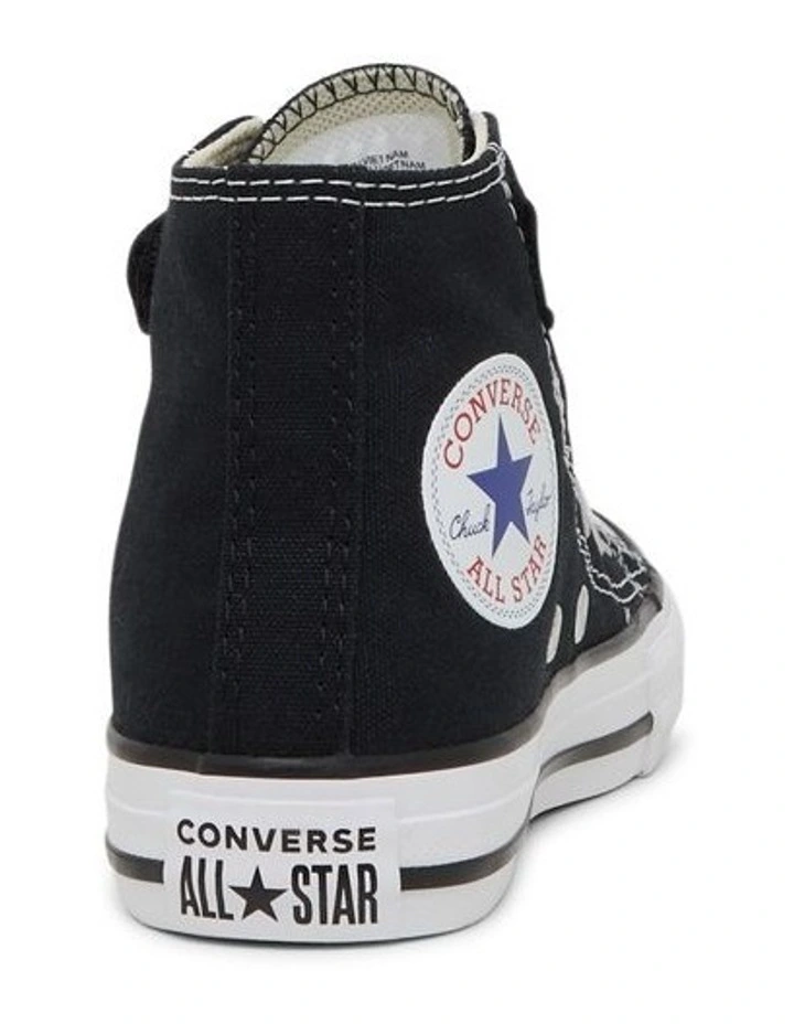 Chuck Taylor All Star 1V Easy-On Hi Youth Sneakers in Black