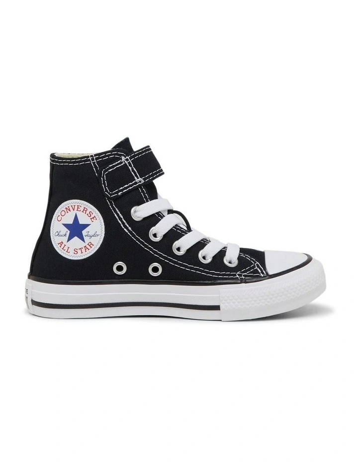 Chuck Taylor All Star 1V Easy-On Hi Youth Sneakers in Black