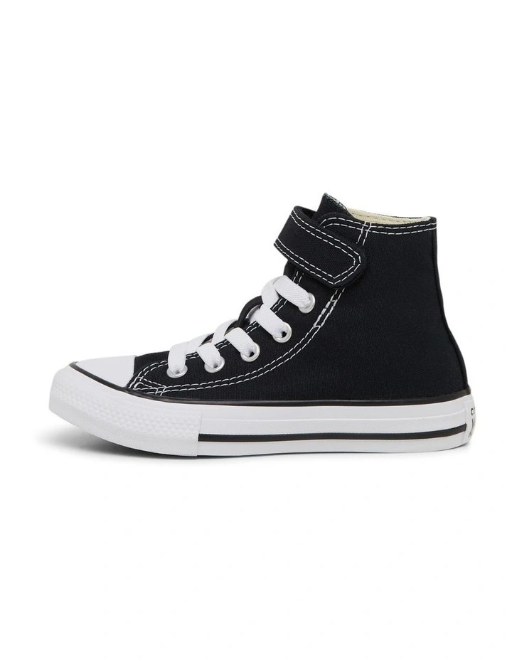 Chuck Taylor All Star 1V Easy-On Hi Youth Sneakers in Black