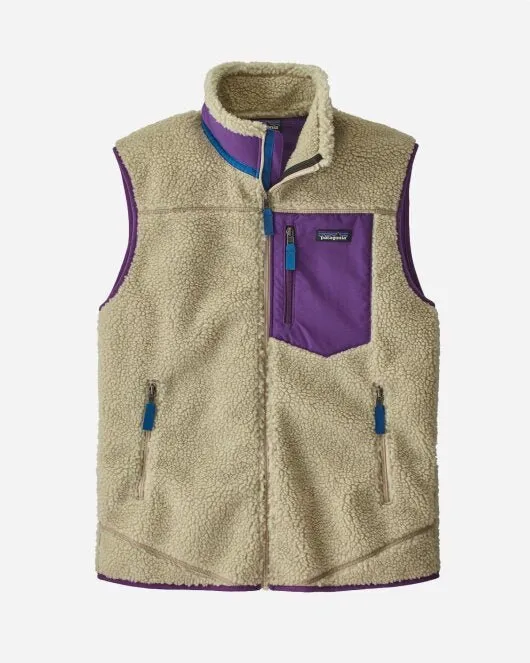 Classic Retro-X Vest - Pelican W/Purple