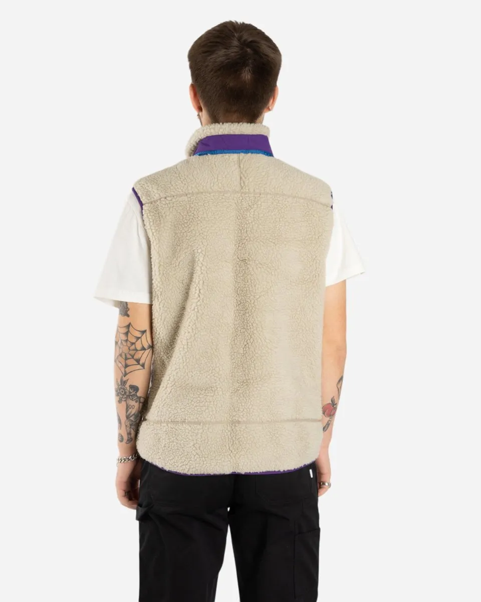 Classic Retro-X Vest - Pelican W/Purple