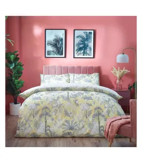 Colony palm duvet cover set yellow Furn