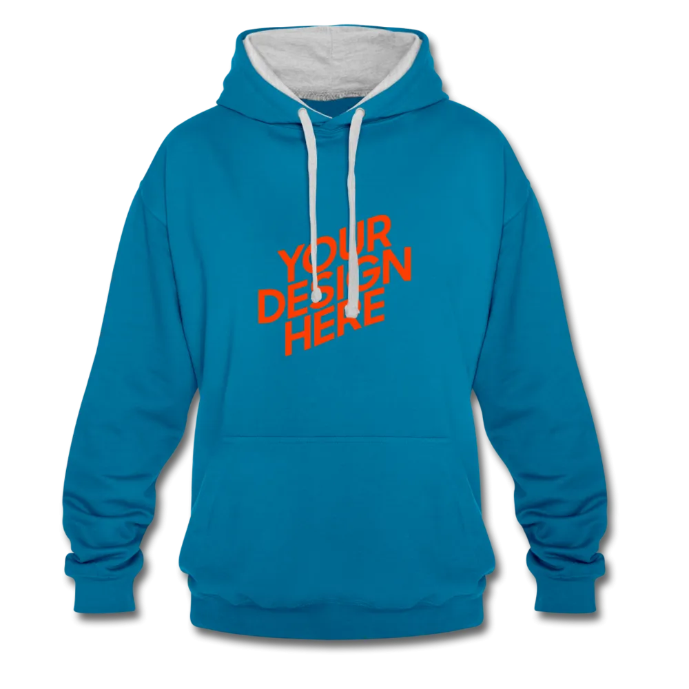 Contrast Colour Hoodie Damen/Frauen selbst gestalten und bedrucken