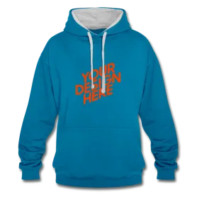 Contrast Colour Hoodie Damen/Frauen selbst gestalten und bedrucken