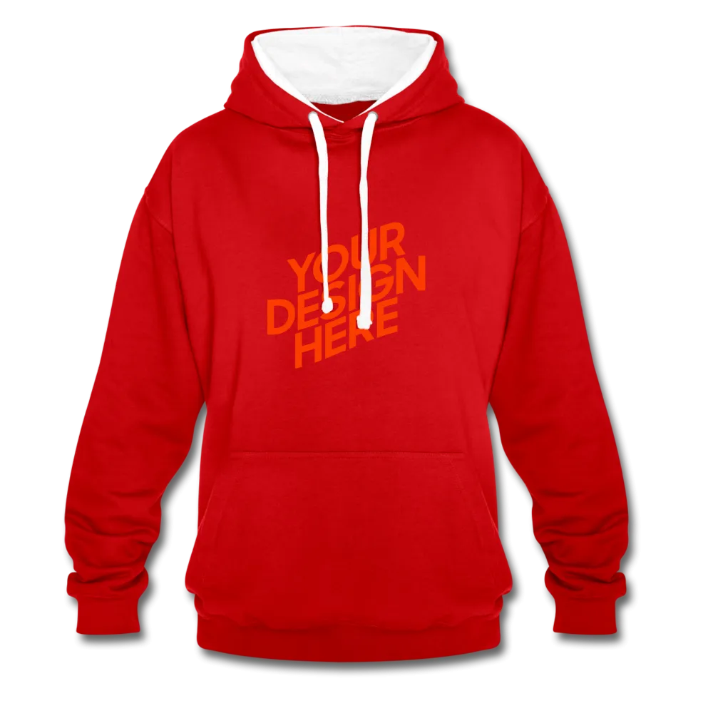 Contrast Colour Hoodie Damen/Frauen selbst gestalten und bedrucken