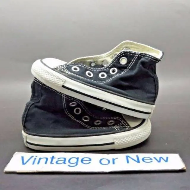 Converse All Star HI Chuck Taylor Black White Canvas Tod...