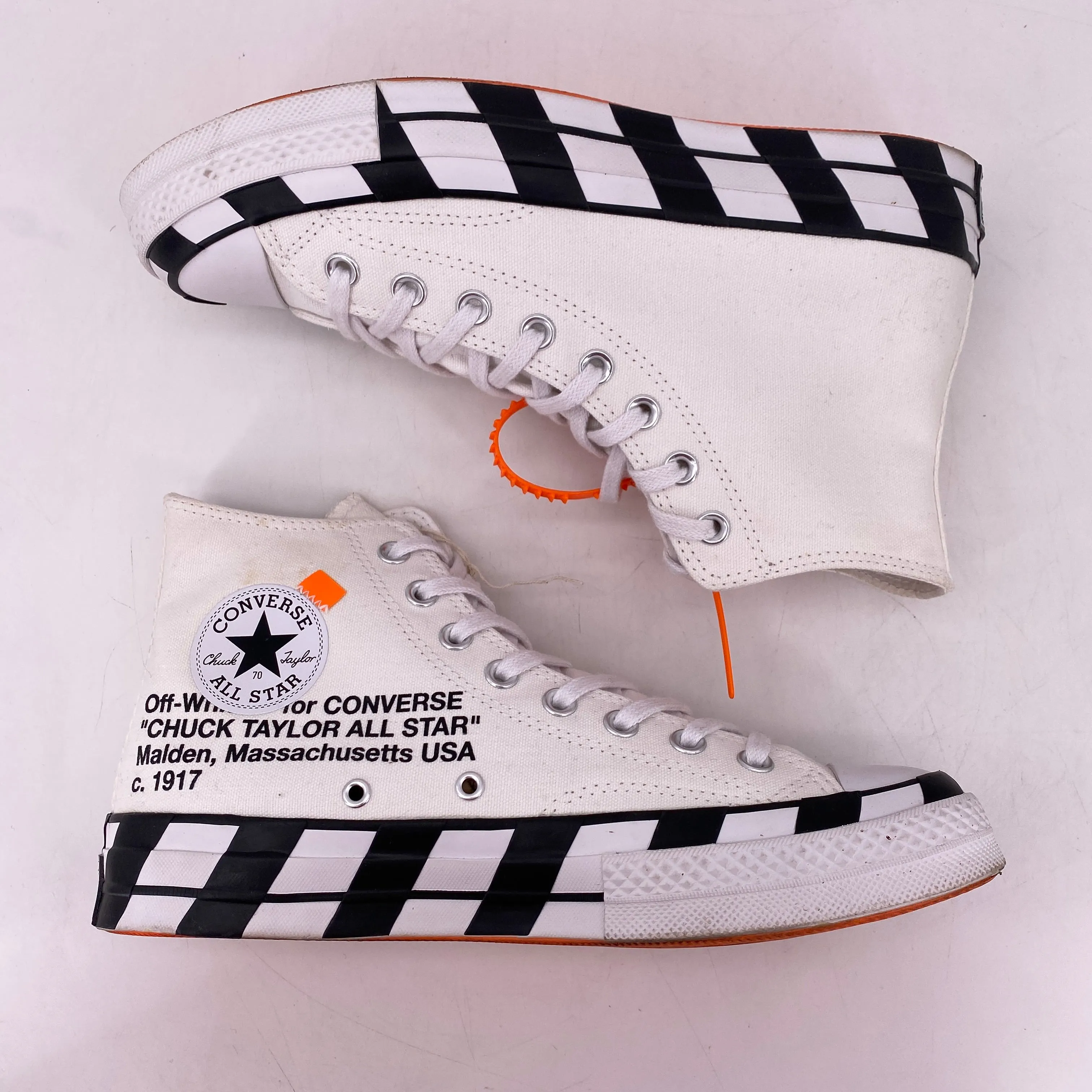 Converse Chuck Taylor 70's Hi Off White 2018 Used Size 8.5