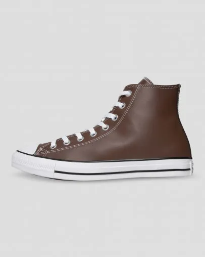 CONVERSE CHUCK TAYLOR ALL STAR FAUX LEATHER HIGH TOP - BRAZIL NUT