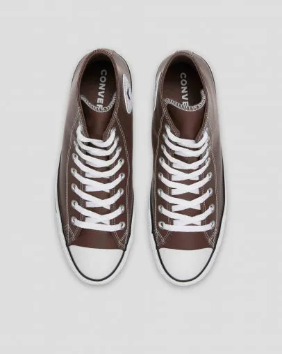 CONVERSE CHUCK TAYLOR ALL STAR FAUX LEATHER HIGH TOP - BRAZIL NUT