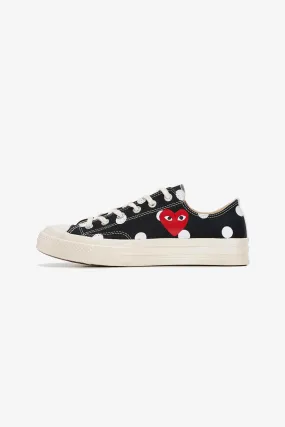 Converse Polka Dot Red Heart Chuck Taylor All Star '70 Low