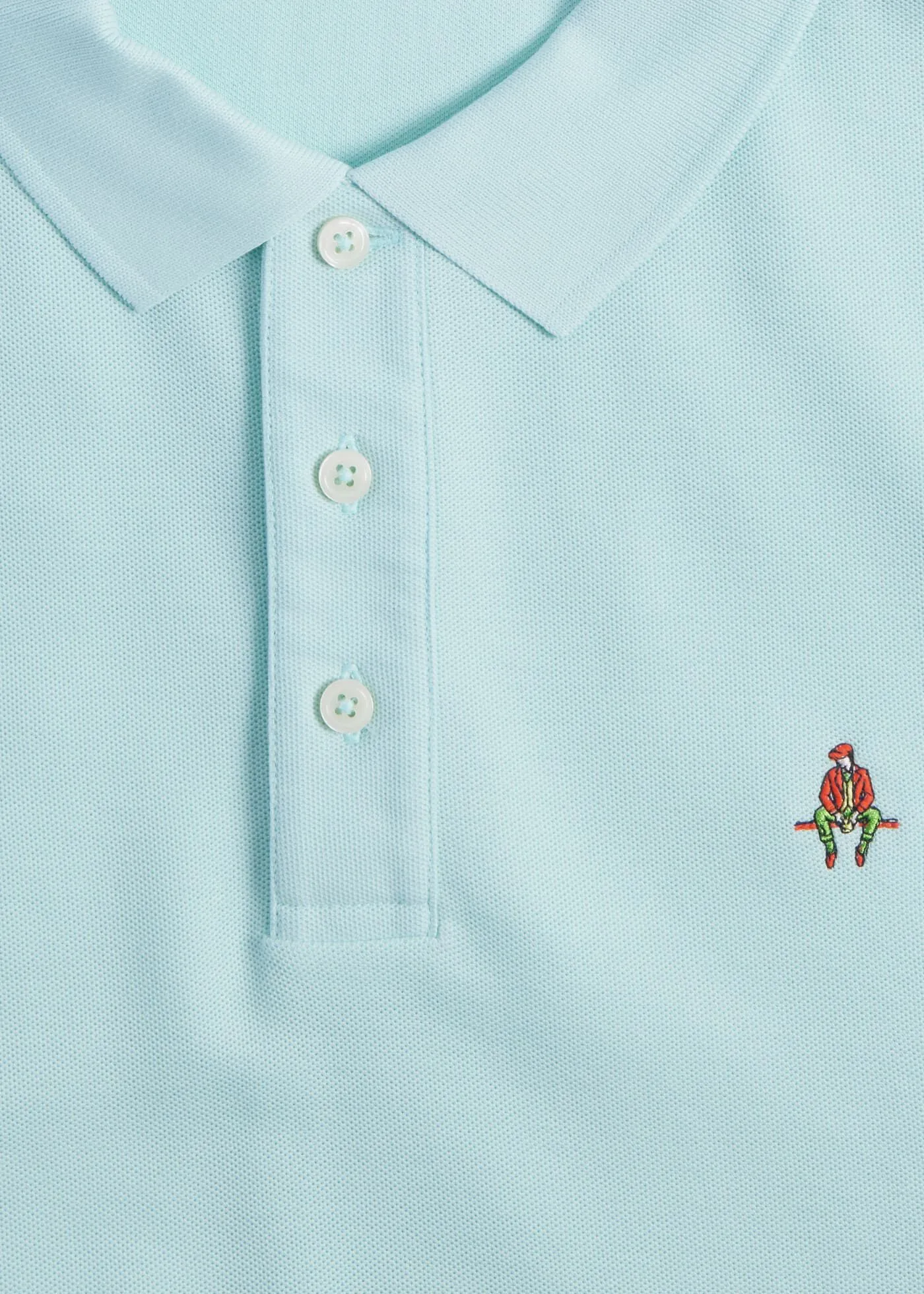 Cotton Piqué Logo Polo