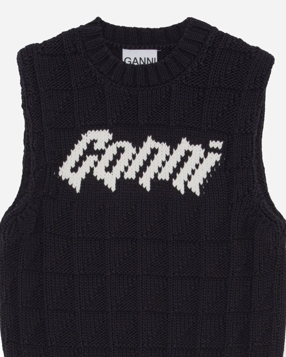 Cotton Rope Vest - Sky Captain