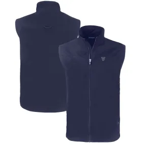 Cutter & Buck  Villanova Wildcats Navy Big & Tall Charter Eco Full-Zip Vest