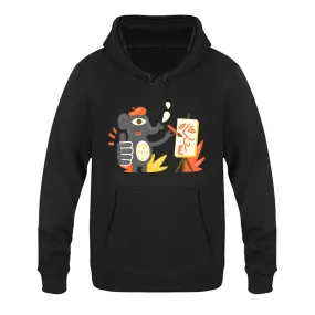 Damen / Herren Paare Unisex Kapuzenpullover Hoodie / Sweatshirt mit Kapuze ( mit Taschen / Frontdruck / Pyrograph ) mit Foto sel