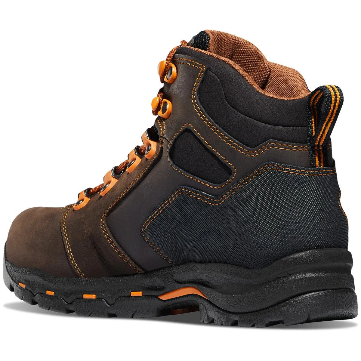 Danner Men's Vicious 4.5 Brown/ Orange Waterproof Work Boot 13855