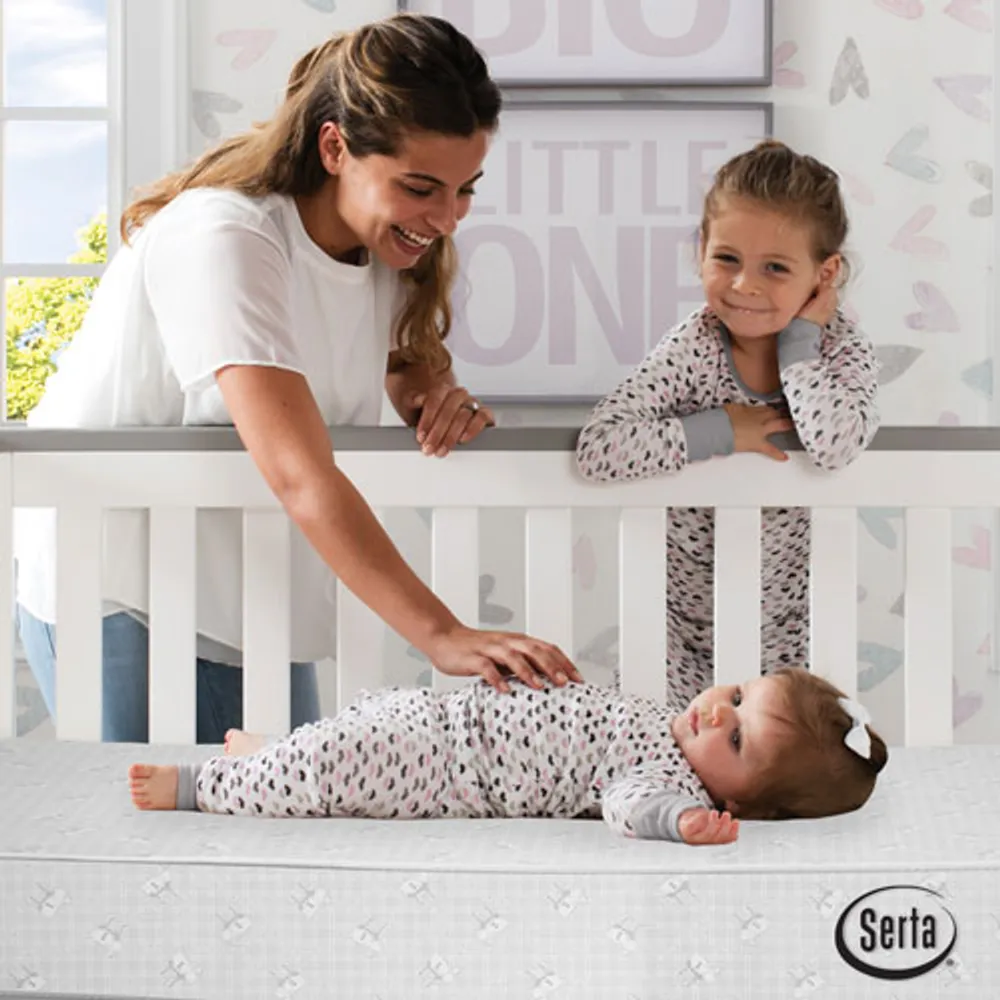 DELTA CHILDREN Delta Children Serta Perfect Rest Crib & Toddler Mattress