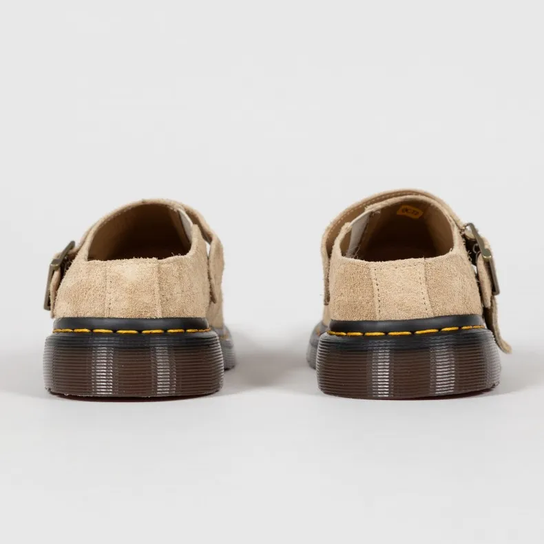 Dr. Martens Isham Desert Oasis Suede Mules (Parchment)