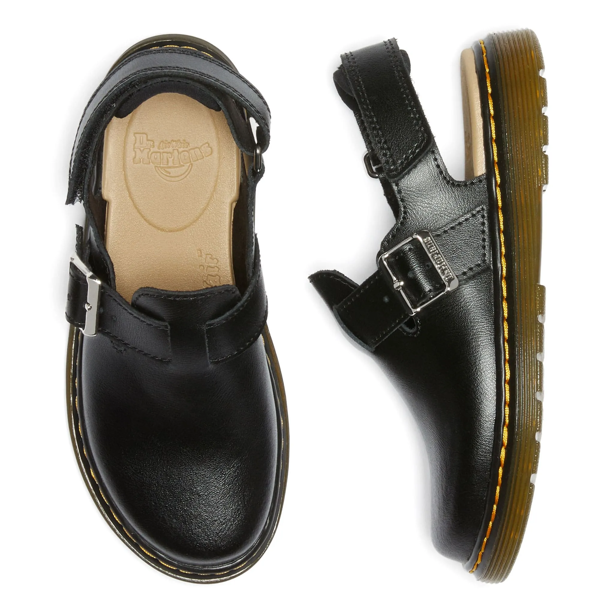 Dr. Martens Jorgie Leather Mules Sizes 11-4  - Clement