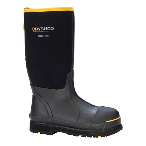 DryShod Waterproof Steel Toe Work Boot STT-UH-BK