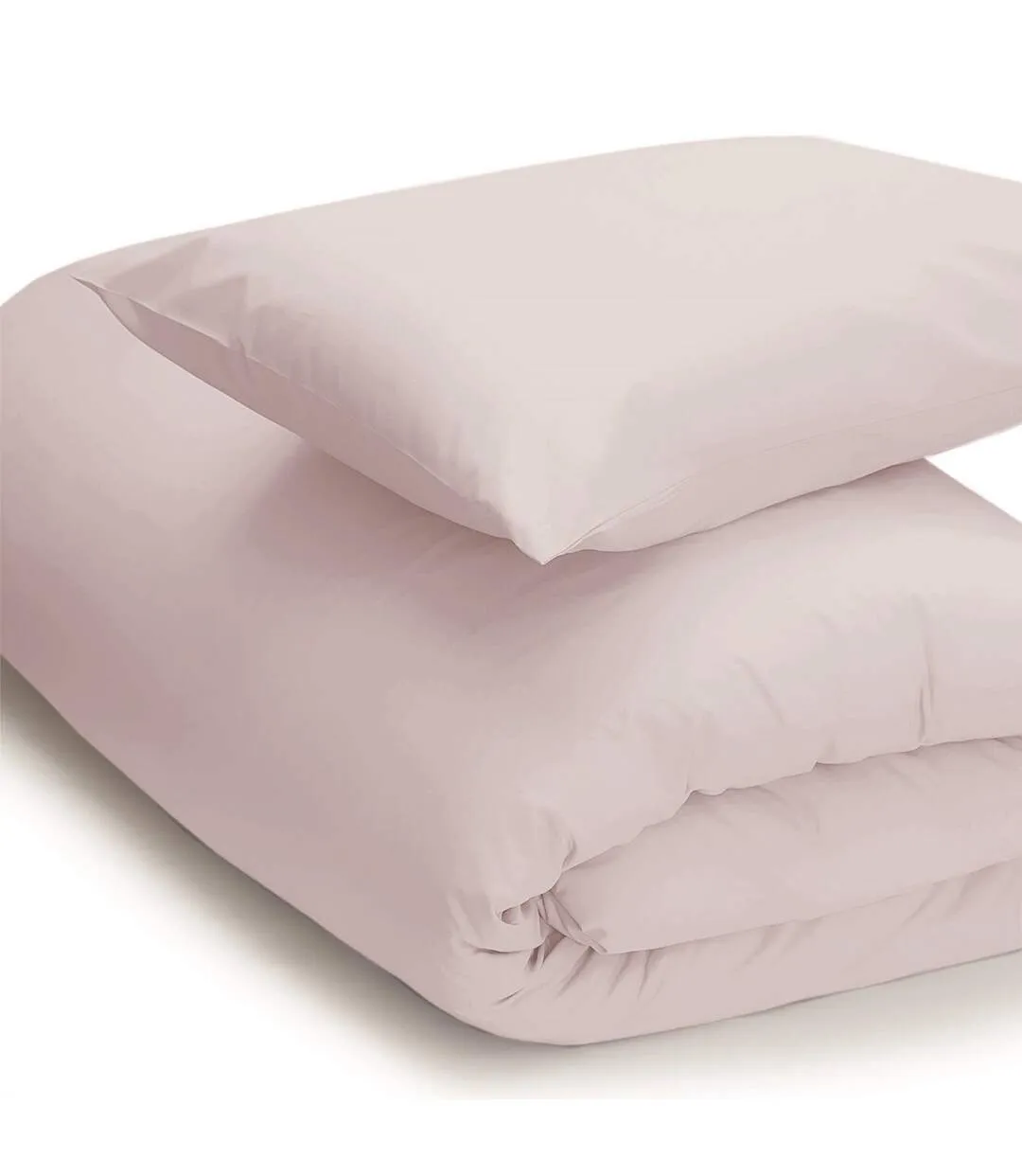 Easycare percale duvet cover powder pink Belledorm