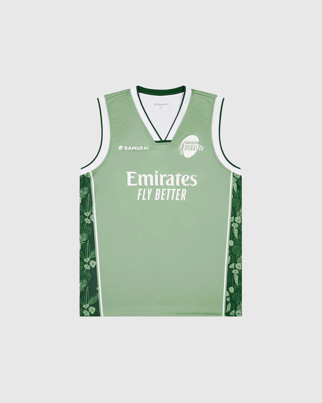 ED7:RF 1 - Womens Rainforest Basketball Vest - Green Print