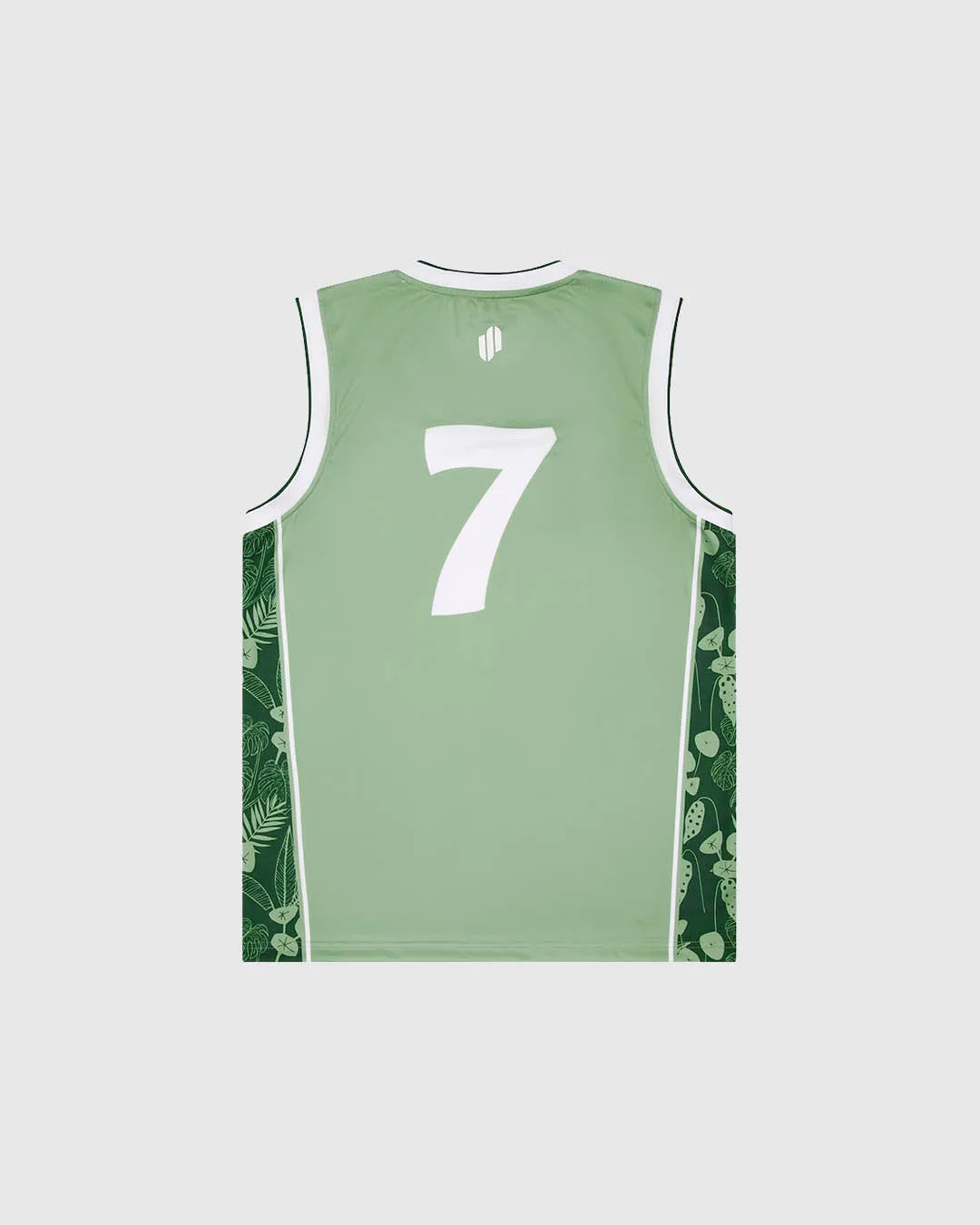 ED7:RF 1 - Womens Rainforest Basketball Vest - Green Print