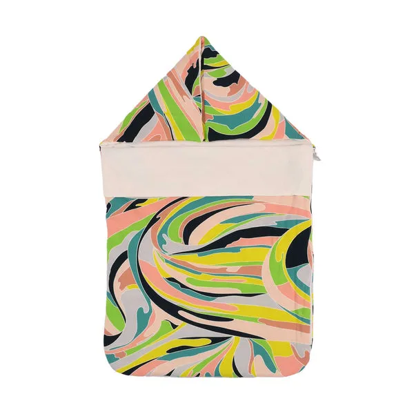 Emilio Pucci Kids Abstract Print Baby Blanket AW22